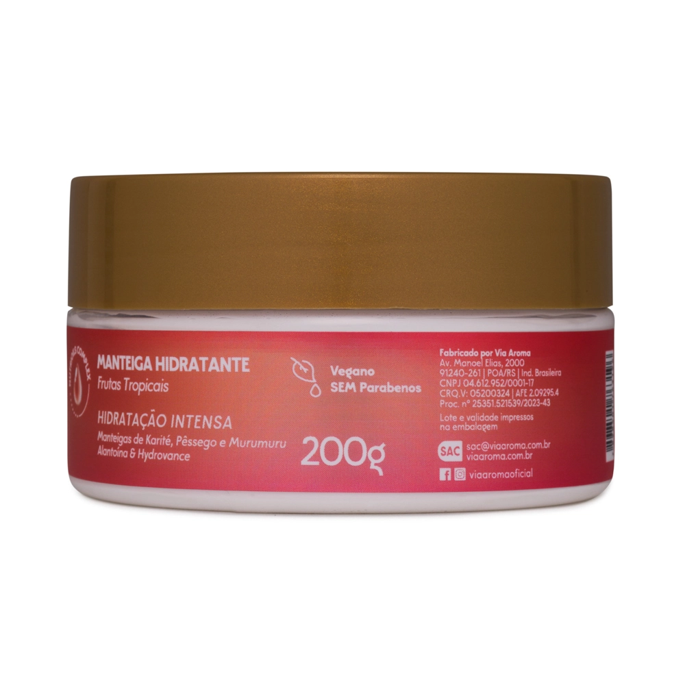 Manteiga Hidratante Desodorante Intense Fun Via Aroma - 200g Produto Manteiga Hidratante Desodorante Intense Fun Via Aroma - 200g