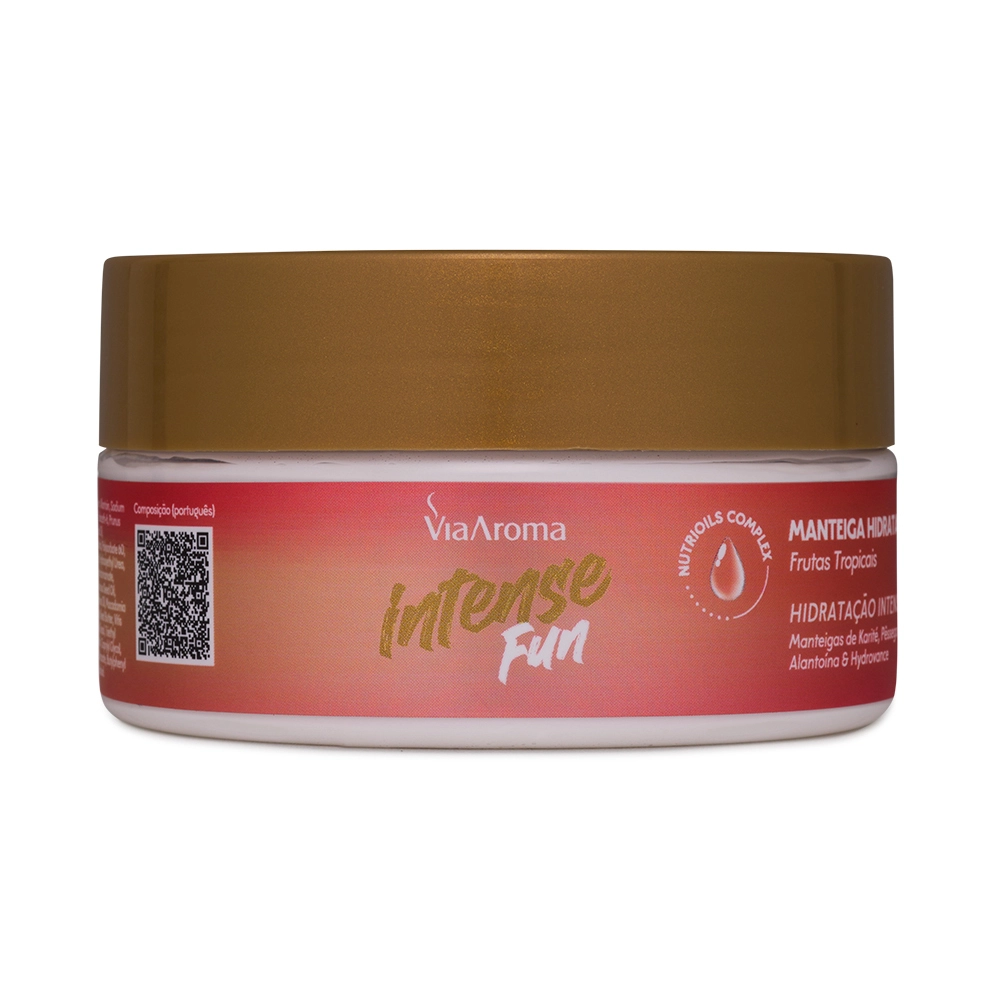 Produto Manteiga Hidratante Desodorante Intense Fun Via Aroma - 200g