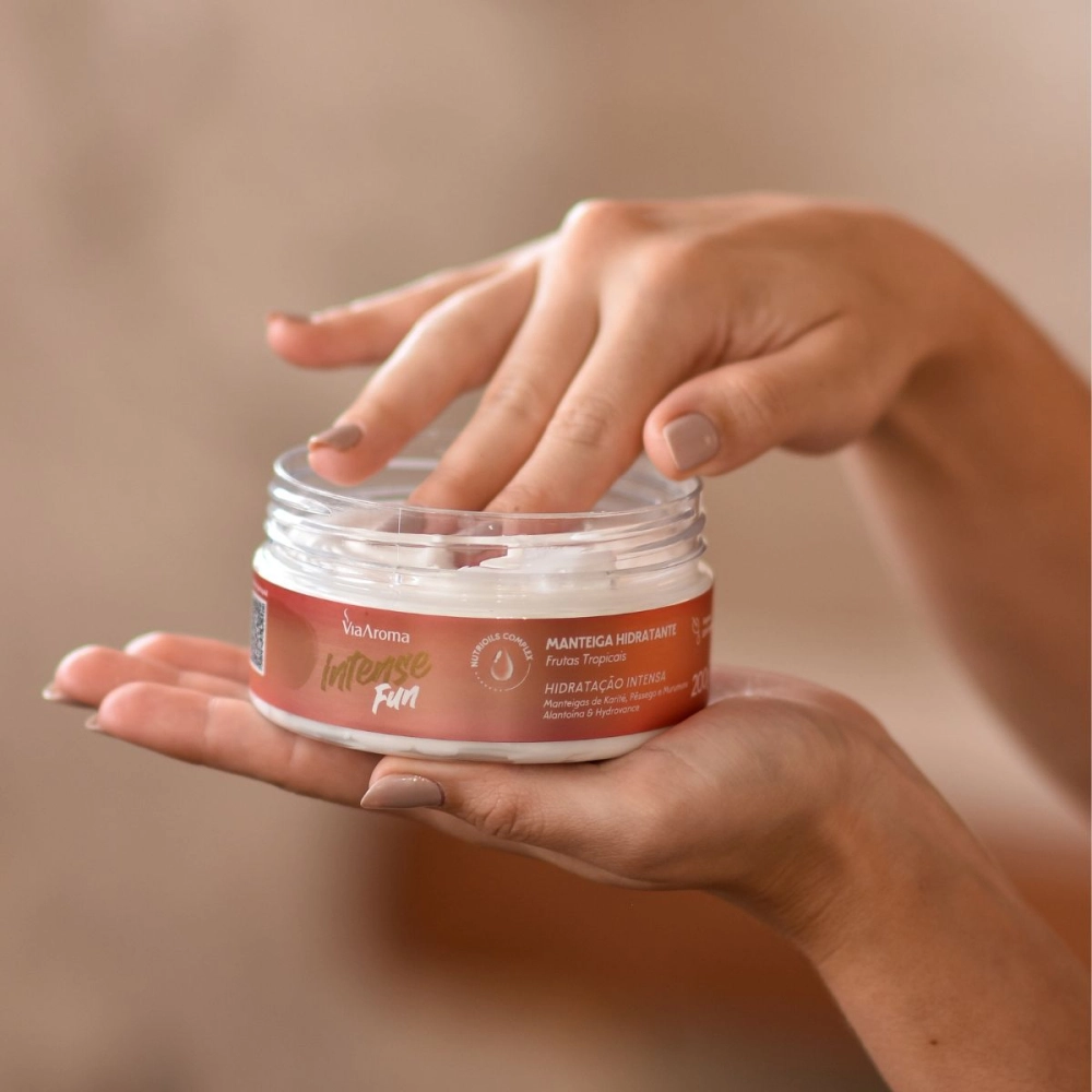 Manteiga Hidratante Desodorante Intense Fun Via Aroma - 200g Produto Manteiga Hidratante Desodorante Intense Fun Via Aroma - 200g