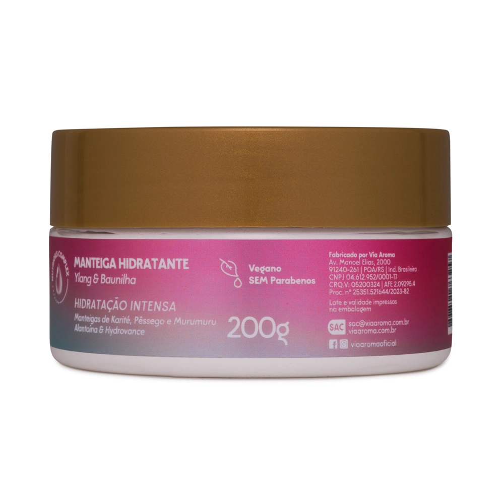 Manteiga Hidratante Desodorante Intense Passion Via Aroma - 200g Produto Manteiga Hidratante Desodorante Intense Passion Via Aroma - 200g