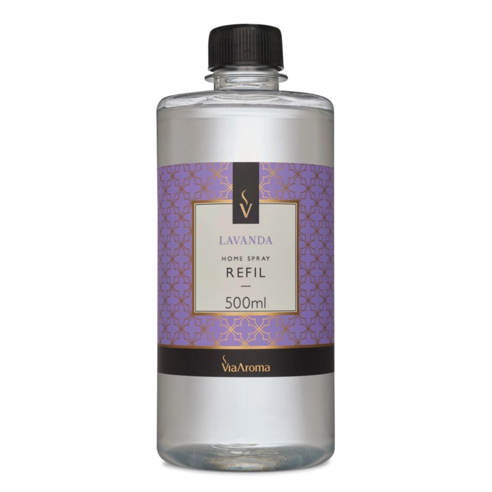 Produto Refil para Home Spray Lavanda Via Aroma - 500ml Frente