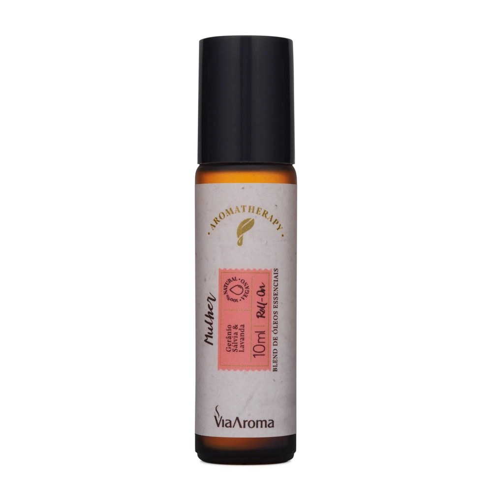 Produto Roll-On Blend Óleos Essenciais Mulher Via Aroma - 10ml