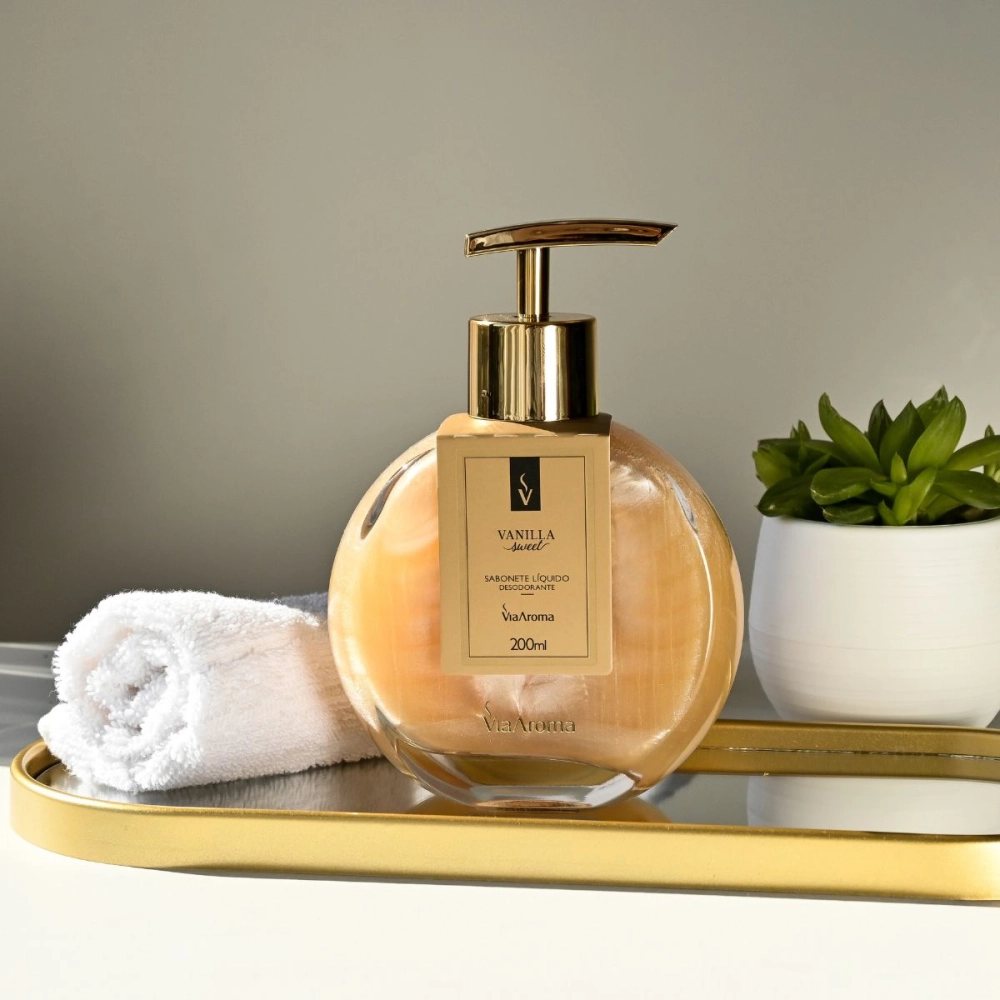 Produto Sabonete Líquido Desodorante Vanilla Via Aroma - 200ml