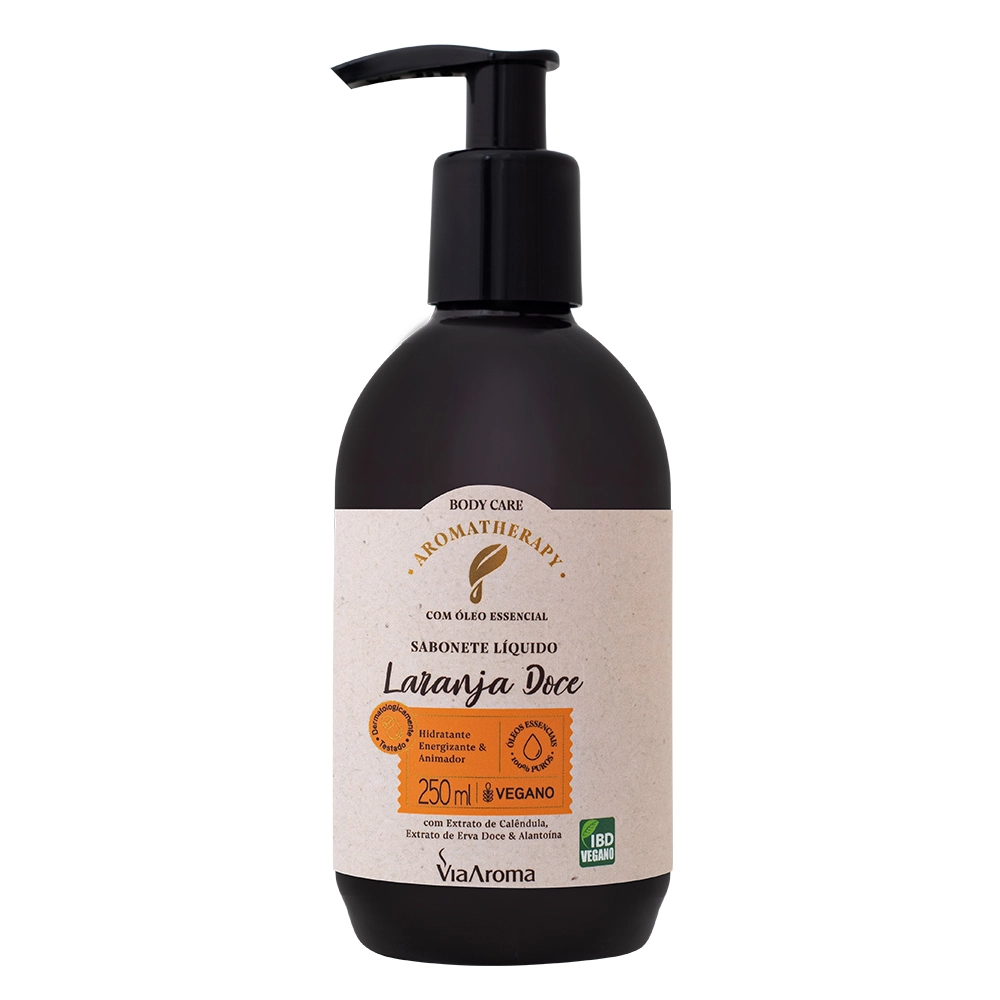 Produto Sabonete Líquido Laranja Doce Aromatherapy Via Aroma – 250ml
