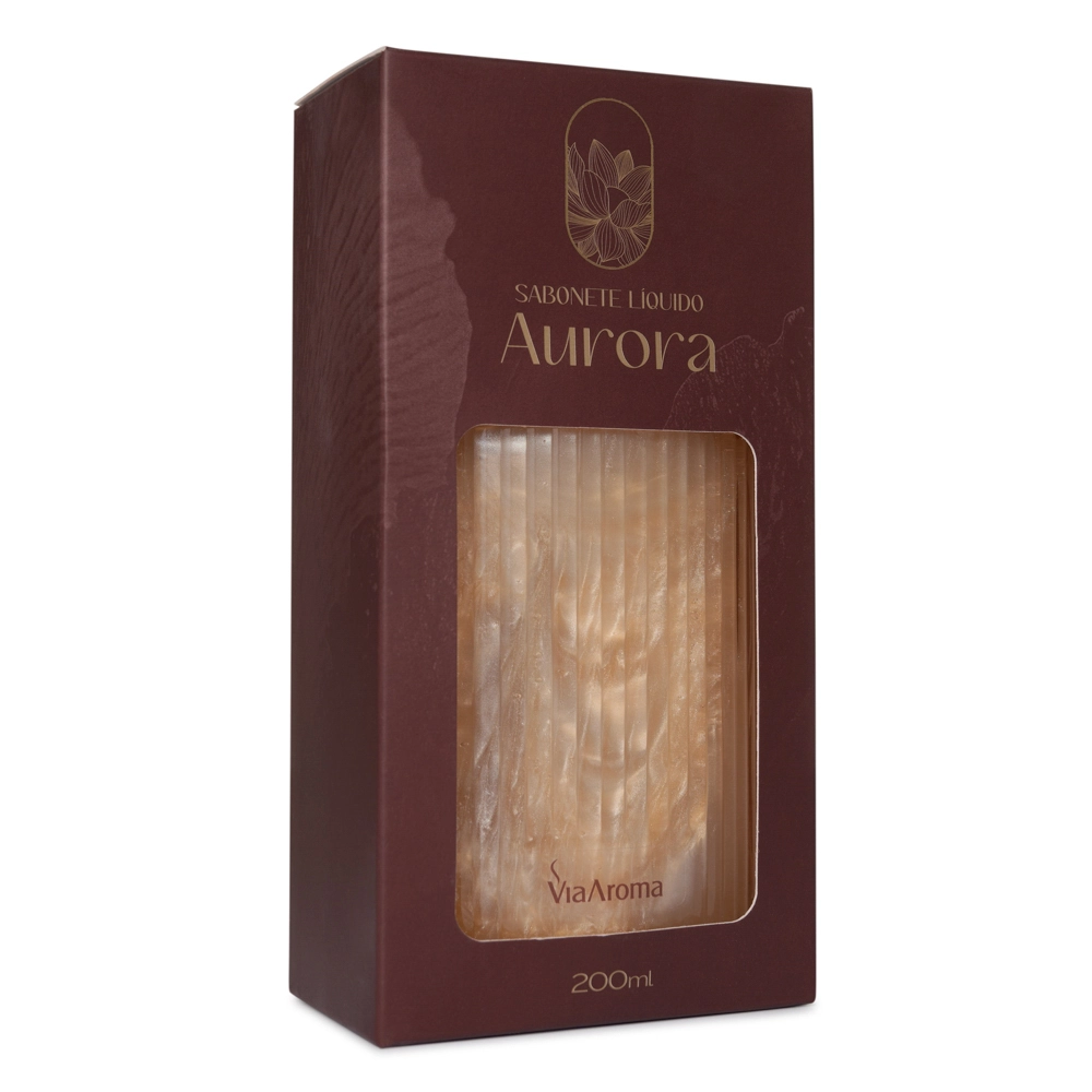 Sabonete Líquido Desodorante Aurora Via Aroma - 200ml Produto Sabonete Líquido Desodorante Aurora Via Aroma - 200ml