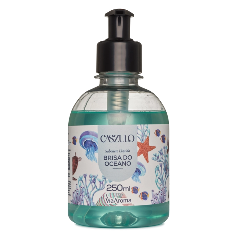 Produto Sabonete Líquido Desodorante Brisa do Oceano Caszulo - 250ml frente