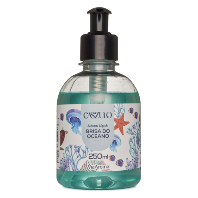 Produto Sabonete Líquido Desodorante Brisa do Oceano Caszulo - 250ml frente