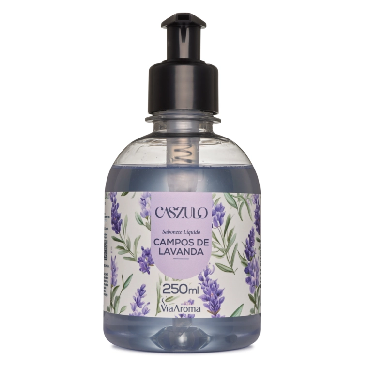 Produto Sabonete Líquido Desodorante. Campos de Lavanda Caszulo - 250ml frente