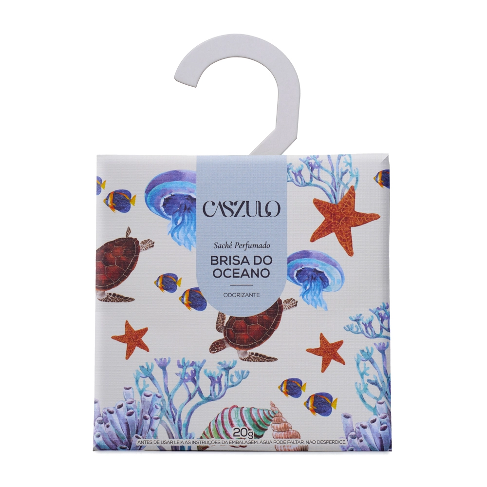 Sachê Perfumado Brisa do Oceano Caszulo - 20g Gancho Produto Sachê Perfumado Brisa do Oceano Caszulo - 20g Gancho