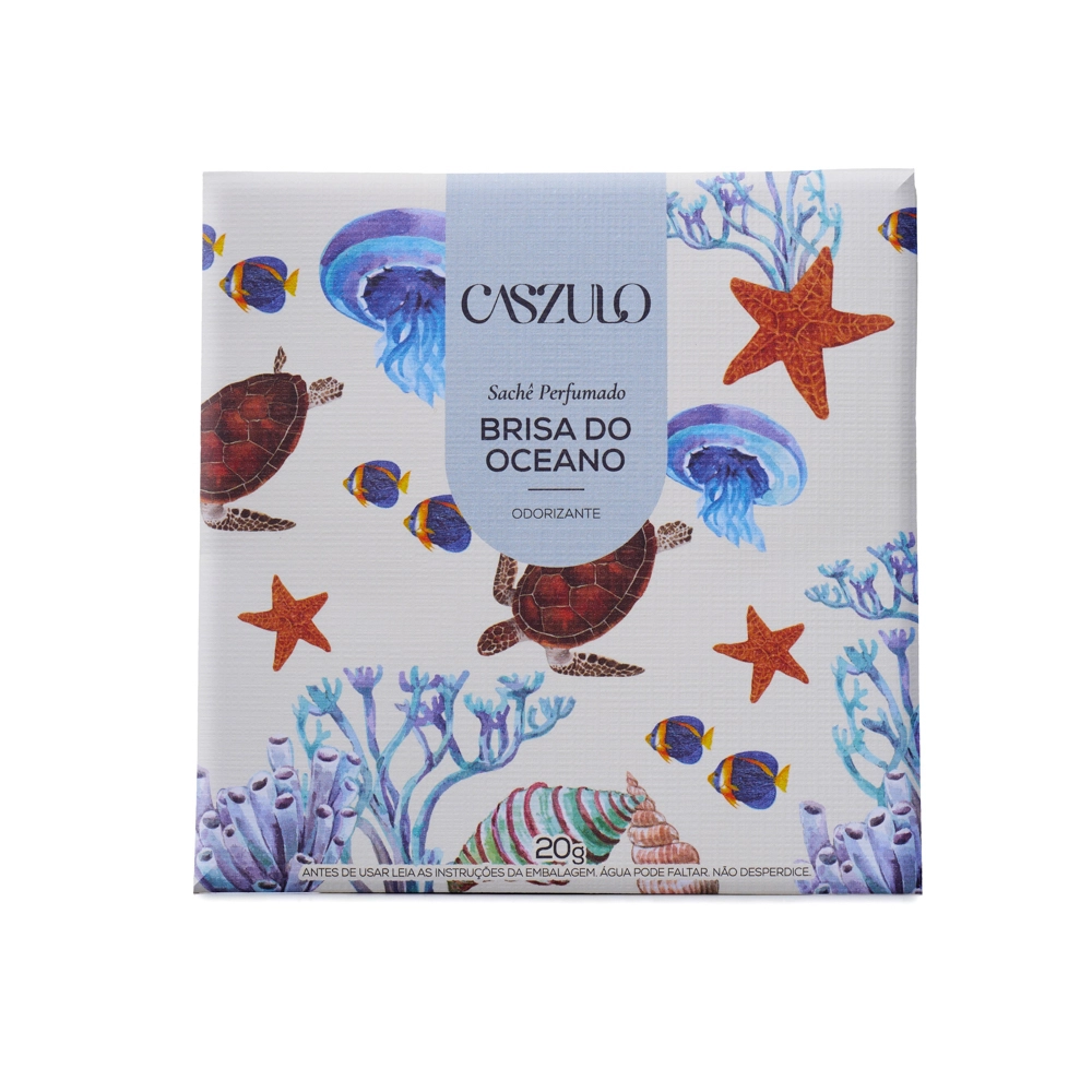 Sachê Perfumado Brisa do Oceano Caszulo - 20g Produto Sachê Perfumado Brisa do Oceano Caszulo - 20g