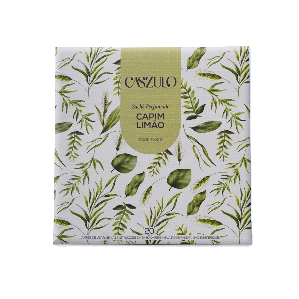 Produto Sachê Perfumado Capim Limão Caszulo - 20g