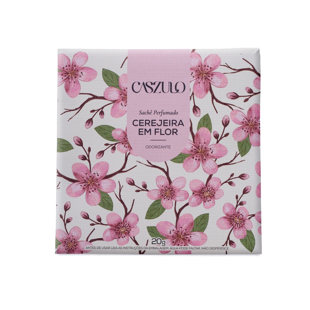 Sachê Perfumado Cerejeira em Flor Caszulo - 20g Produto Sachê Perfumado Cerejeira em Flor Caszulo - 20g