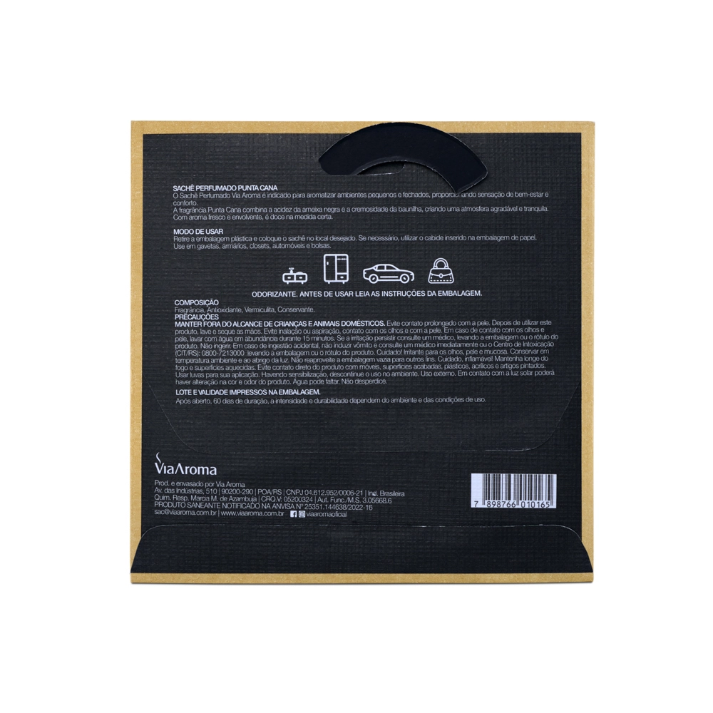 Sachê Perfumado Punta Cana Ameixa & Vanilla Linha Mundo Via Aroma - 20g Produto Sachê Perfumado Punta Cana Ameixa & Vanilla Linha Mundo Via Aroma - 20g