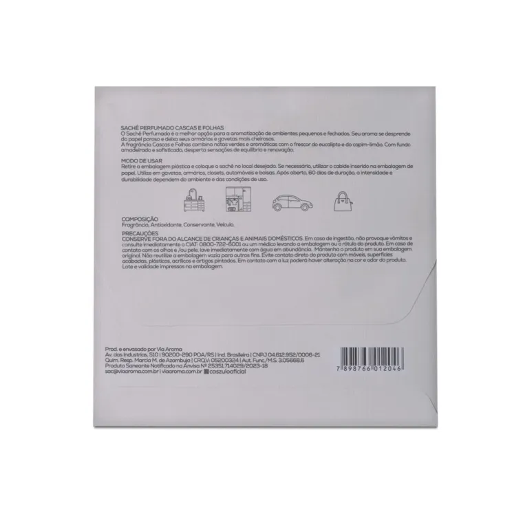 Sachê Perfumado Cascas e Folhas Caszulo - 20g Produto Sachê Perfumado Cascas e Folhas Caszulo - 20g