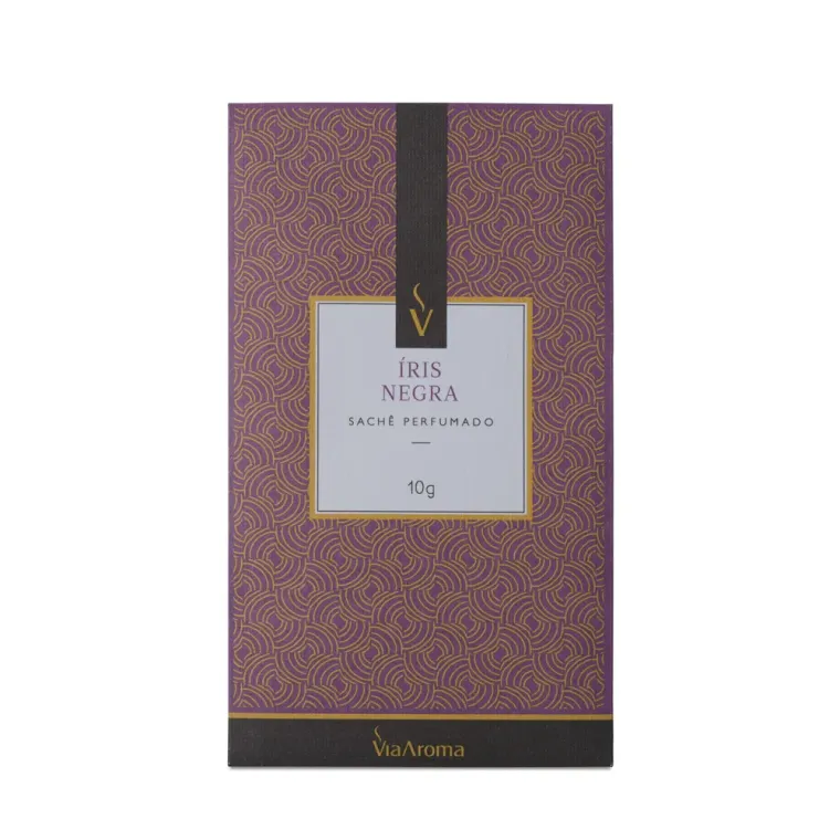 Sachê Perfumado Íris Negra Via Aroma - 10g Produto Sachê Perfumado Íris Negra Via Aroma - 10g
