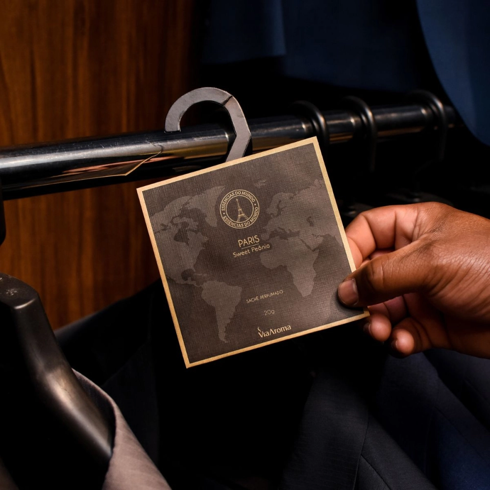 Produto Sachê Perfumado Paris Sweet Peônia Linha Mundo Via Aroma - 20g