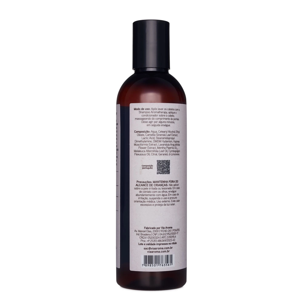 Produto Shampoo Controle de Oleosidade Aromatherapy Via Aroma - 240ml