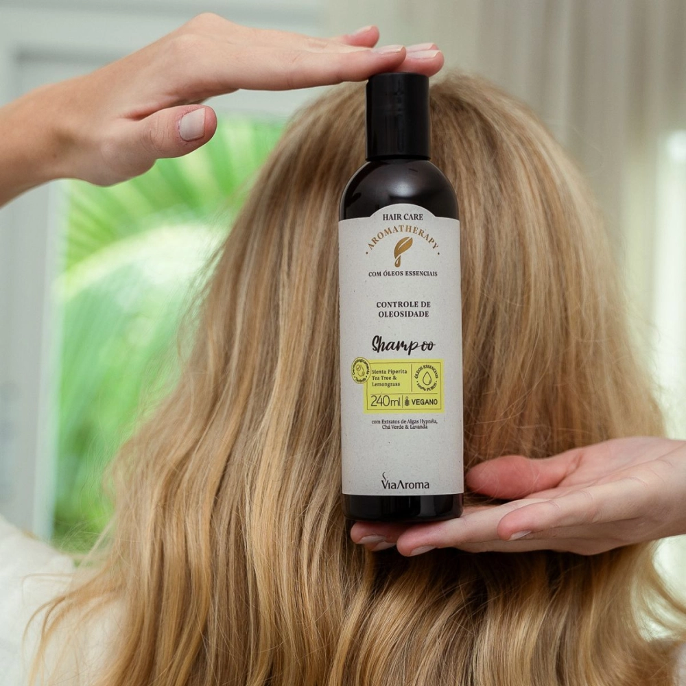 Produto Shampoo Controle de Oleosidade Aromatherapy Via Aroma - 240ml