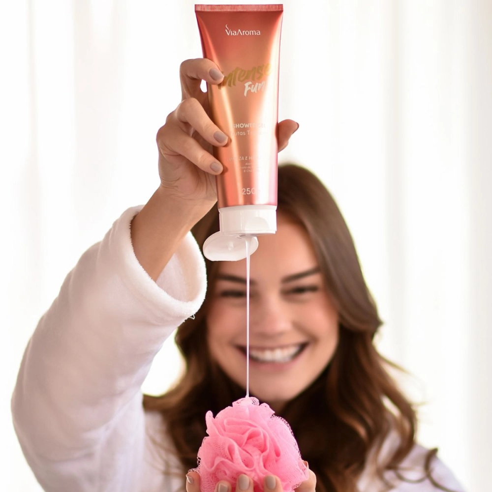 Shower Gel Desodorante Intense Fun Via Aroma - 250ml Produto Shower Gel Desodorante Intense Fun Via Aroma - 250ml