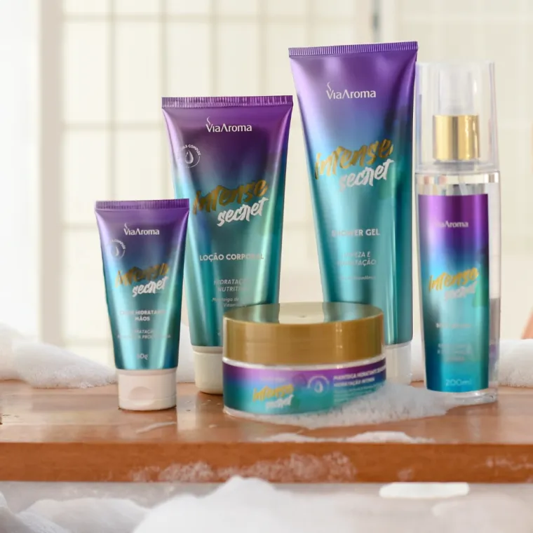 Produto Shower Gel Desodorante Intense Secret Via Aroma - 250ml