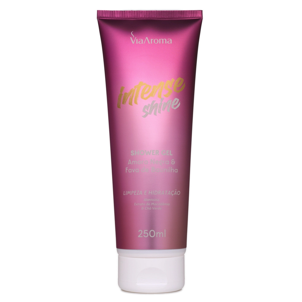 Produto Shower Gel Desodorante Intense Shine Via Aroma - 250ml Frente