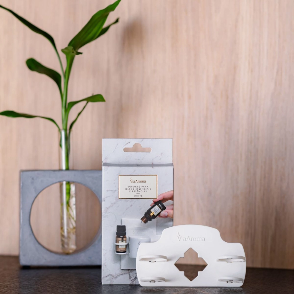 Produto Suporte para Óleos Essenciais e Essências White - Via Aroma