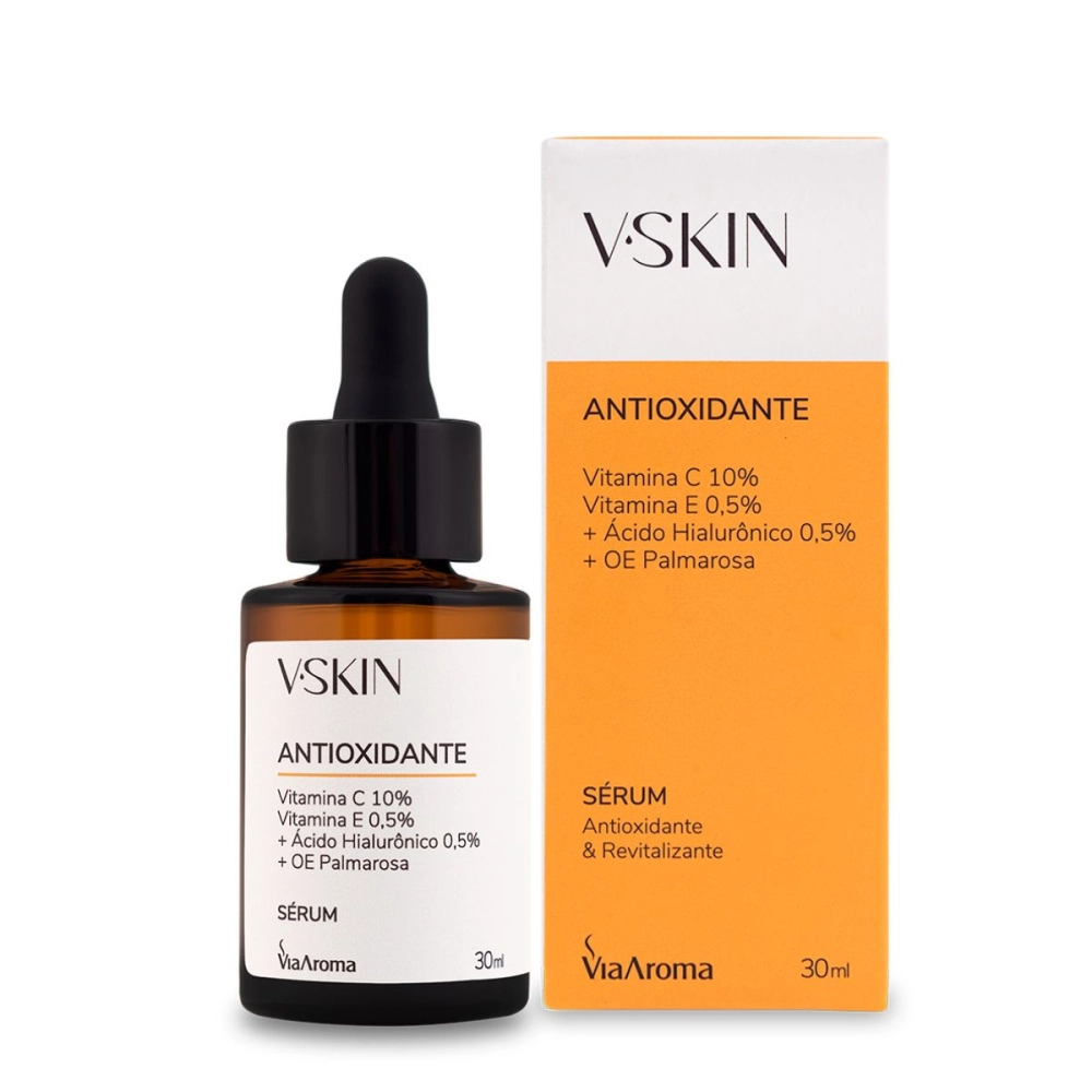V.Skin Sérum Antioxidante Via Aroma - 30 ml Produto V.Skin Sérum Antioxidante Via Aroma - 30 ml
