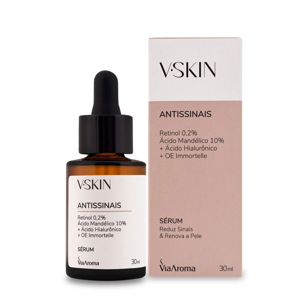 Produto V.Skin Sérum Antissinais Via Aroma - 30 ml
