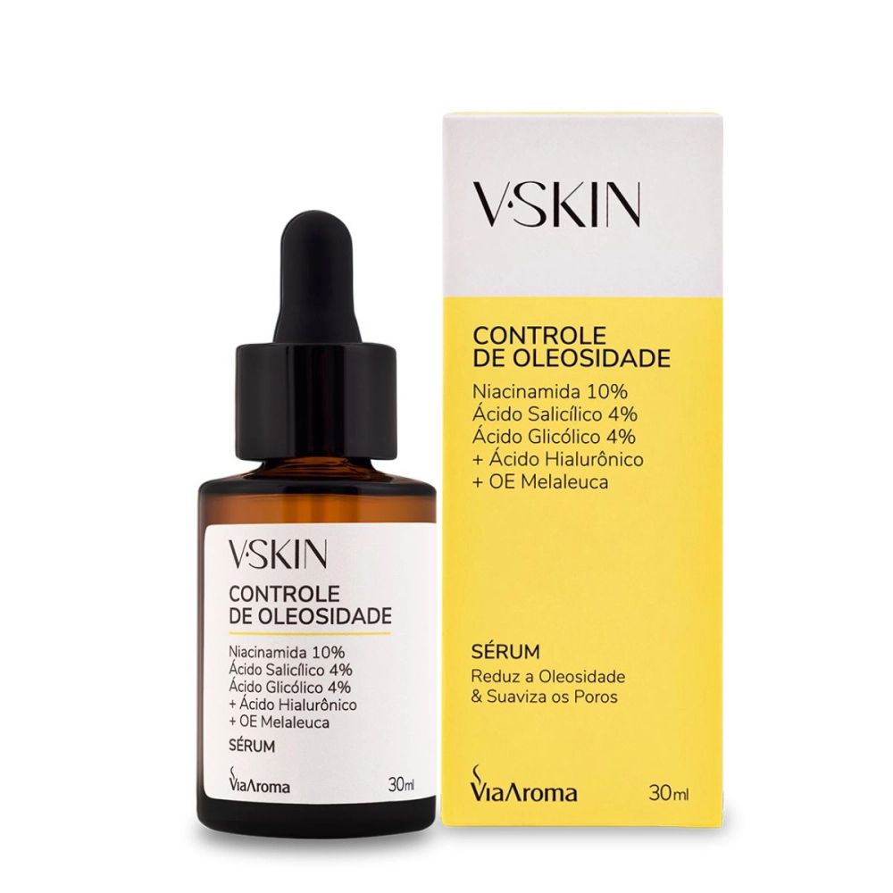 V.Skin Sérum Controle de Oleosidade Via Aroma - 30 ml Produto V.Skin Sérum Controle de Oleosidade Via Aroma - 30 ml