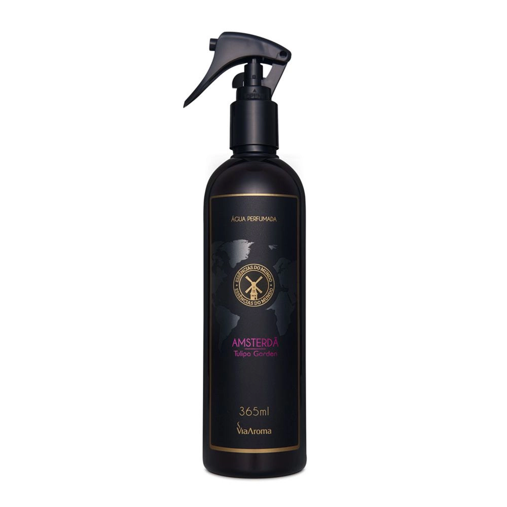 Água Perfumada Amsterdã Linha Mundo Via Aroma - 365ml