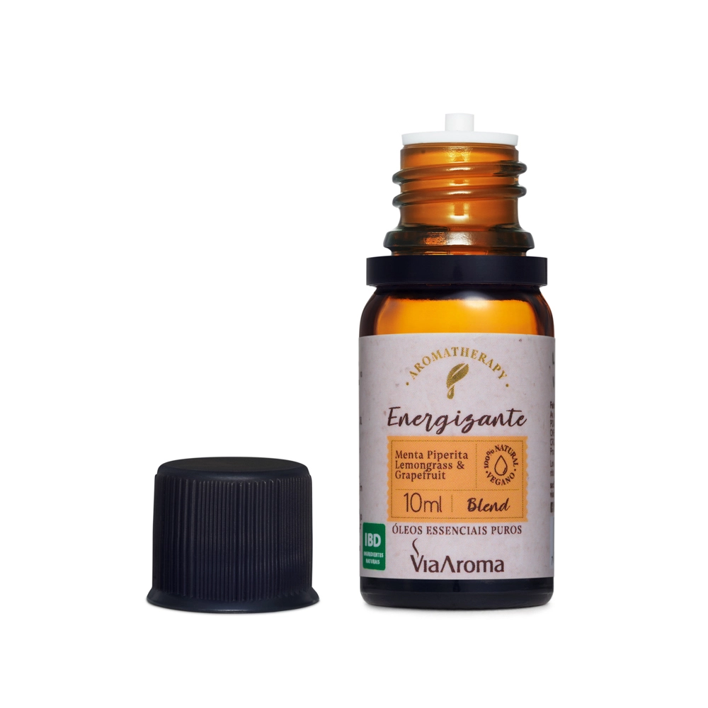 Blend de Ãleos Essenciais Energizante Via Aroma - 10ml Sem tampa Blend de Ãleos Essenciais Energizante Via Aroma - 10ml Sem tampa