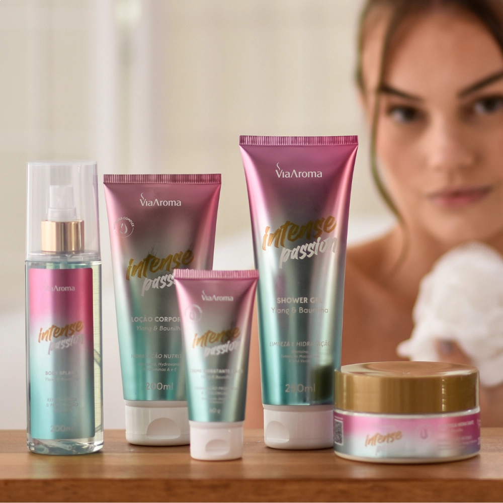 Body Splash Desodorante Intense Passion Via Aroma