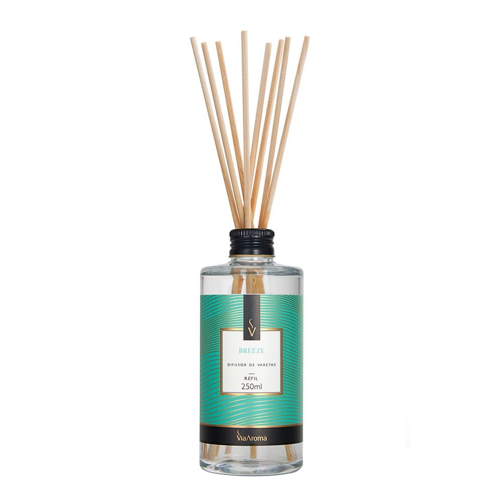 Refil Difusor de Varetas Breeze Via Aroma - 250ml