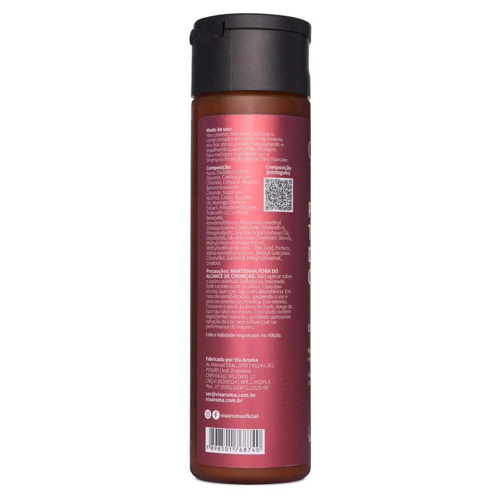 Condicionador Proteção da Cor Only Haircare Via Aroma - 250ml lateral esquerda