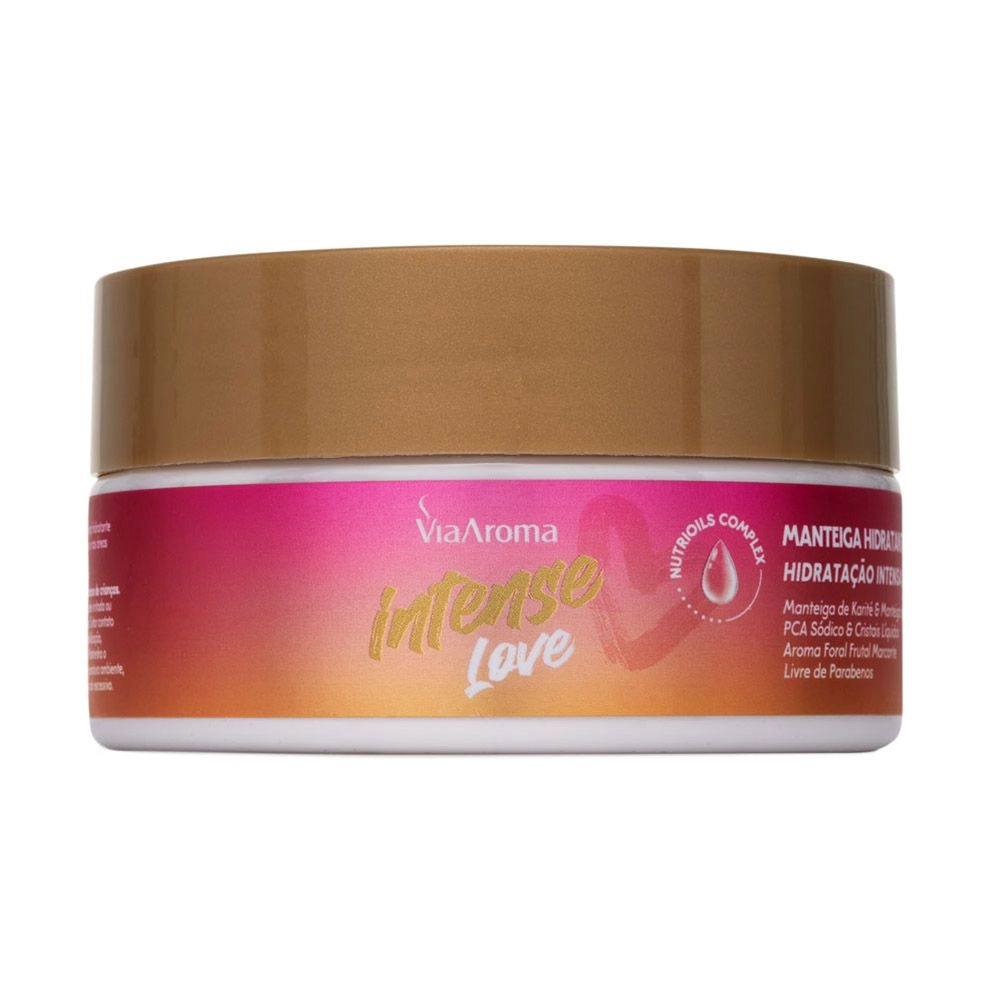 Manteiga Hidratante Desodorante Intense Love Via Aroma