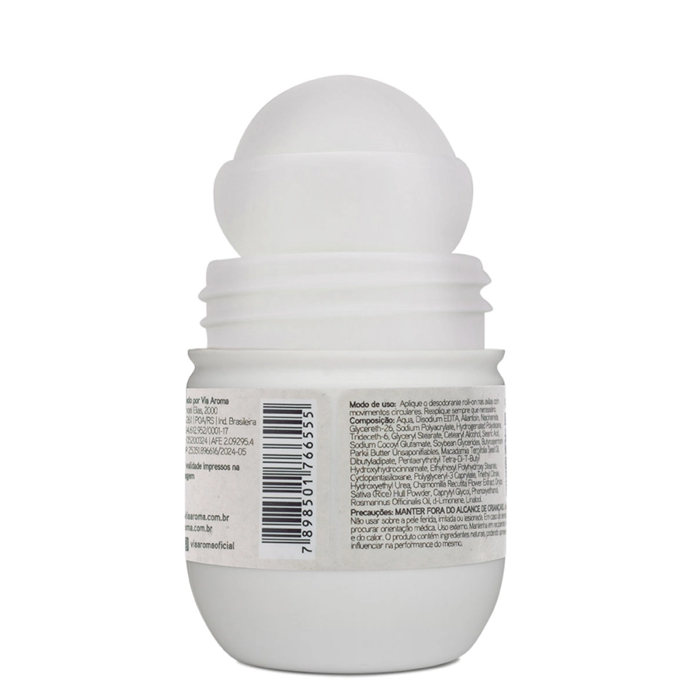Desodorante Roll-On Alecrim Aromatherapy Via Aroma – 70 ml Costas