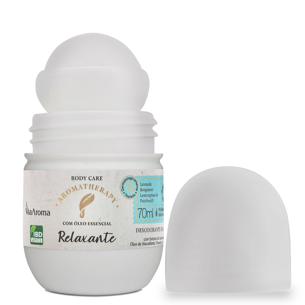 Desodorante Roll-On Relaxante Aromatherapy Via Aroma – 70 Ml