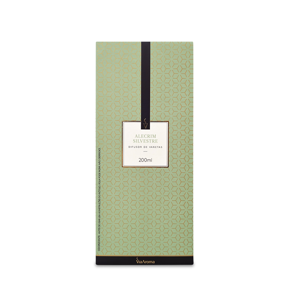Difusor de Varetas Alecrim Silvestre Via Aroma - 200ml