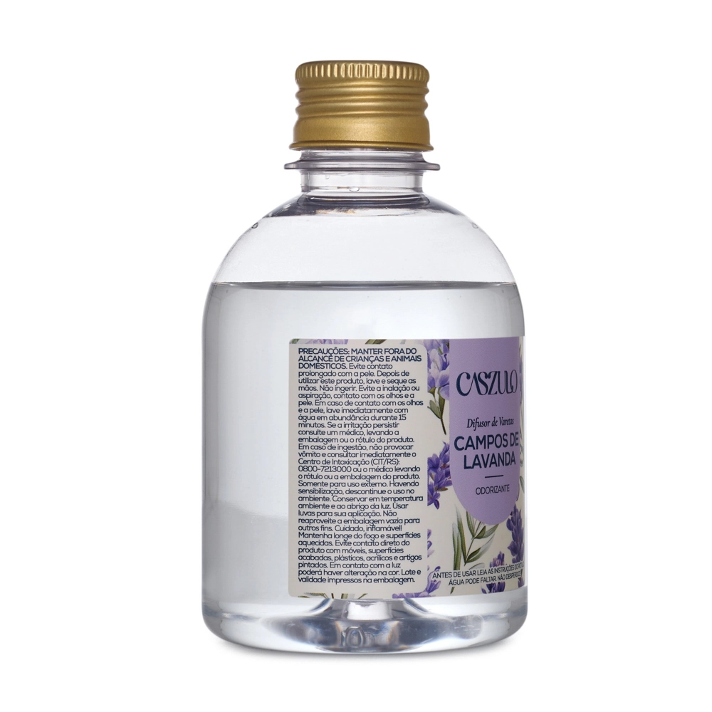  Difusor de Varetas Campos de Lavanda Caszulo - 250ml Traseira