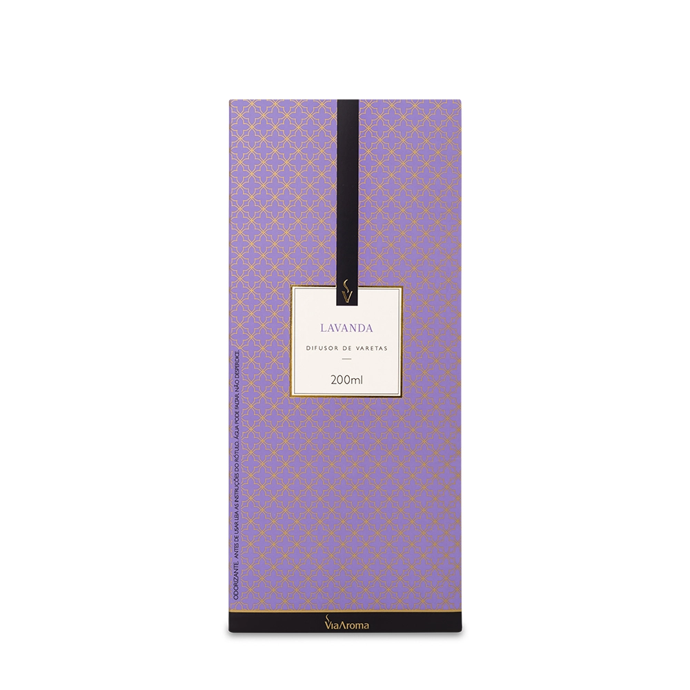 Difusor de Varetas Lavanda Via Aroma - 200ml
