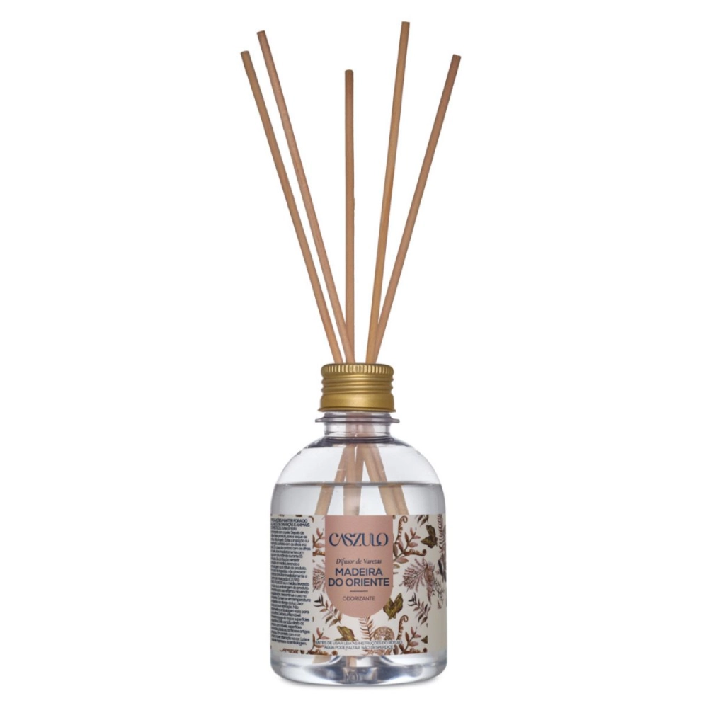 Difusor de Varetas Madeira do Oriente Caszulo - 250ml | Via Aroma