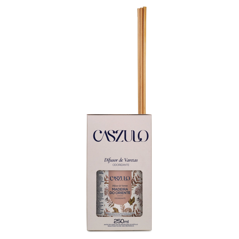 Difusor de Varetas Madeira do Oriente Caszulo - 250ml Embalagem