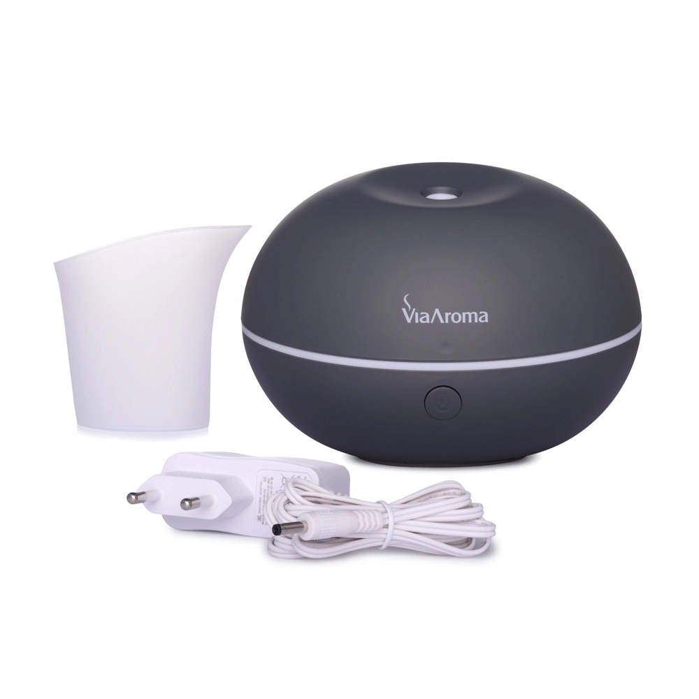 Difusor Ultrassônico ULTRA Cinza 150ml Via Aroma kit