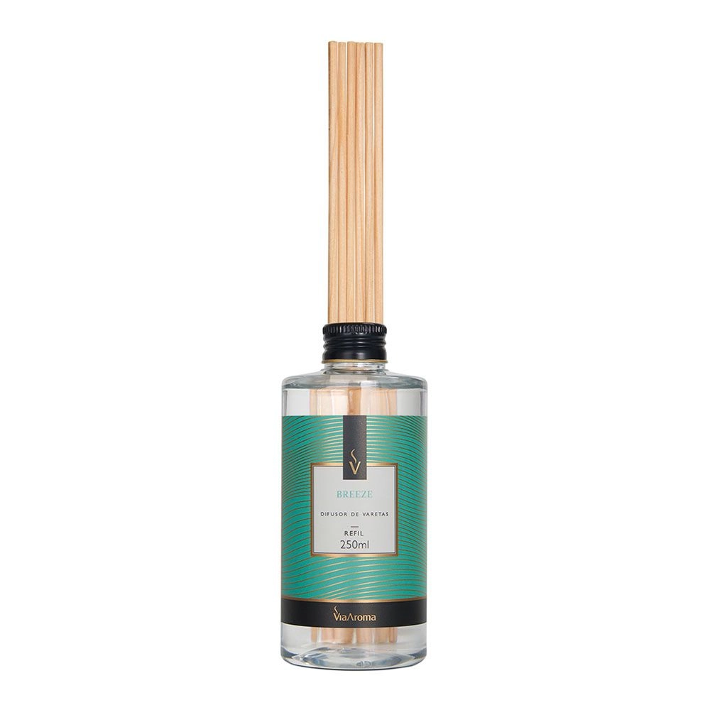 Refil Difusor de Varetas Breeze Via Aroma - 250ml