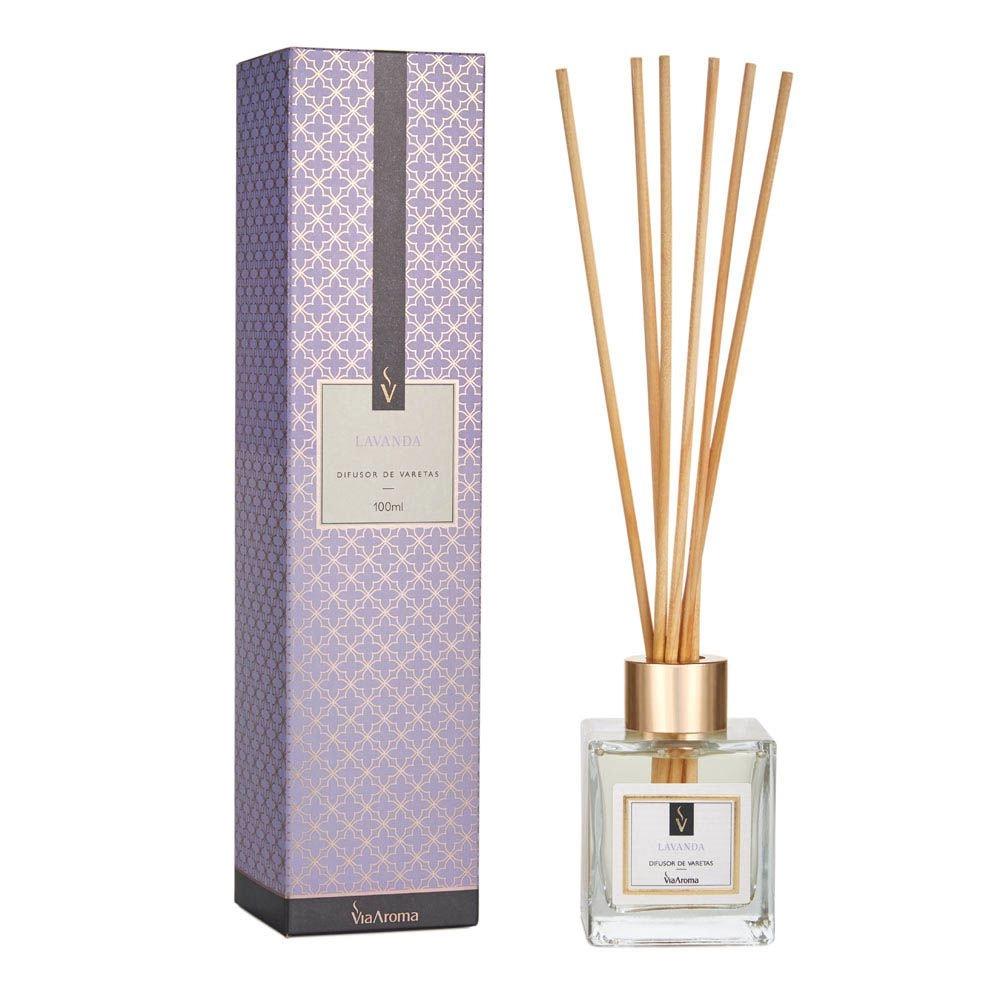 Difusor de Varetas Lavanda Via Aroma - 100ml