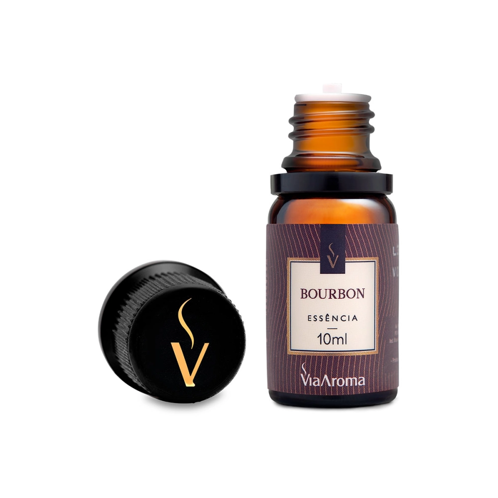 Essência Bourbon Via Aroma - 10ml Tampa