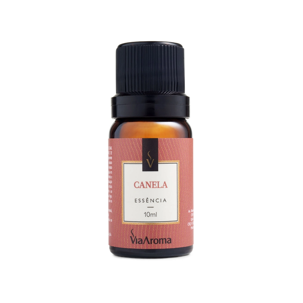 Essência Canela Via Aroma - 10ml Frente
