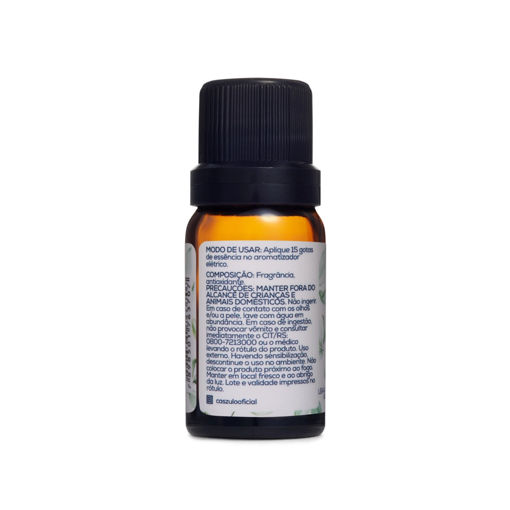 Essência Chá Verde Caszulo - 10ml Traseira