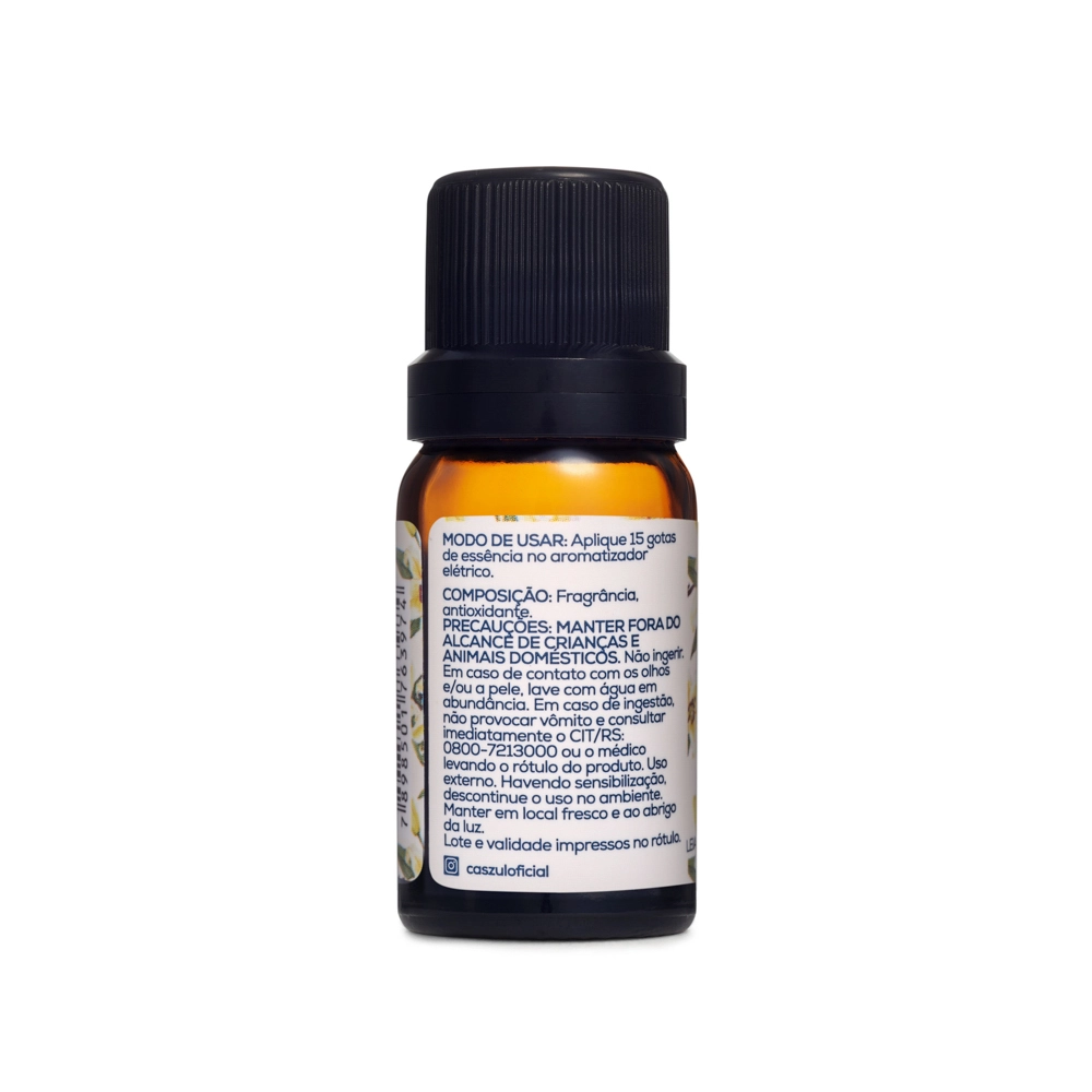 Essência Fava de Baunilha Caszulo - 10ml Lateral Essência Fava de Baunilha Caszulo - 10ml Lateral