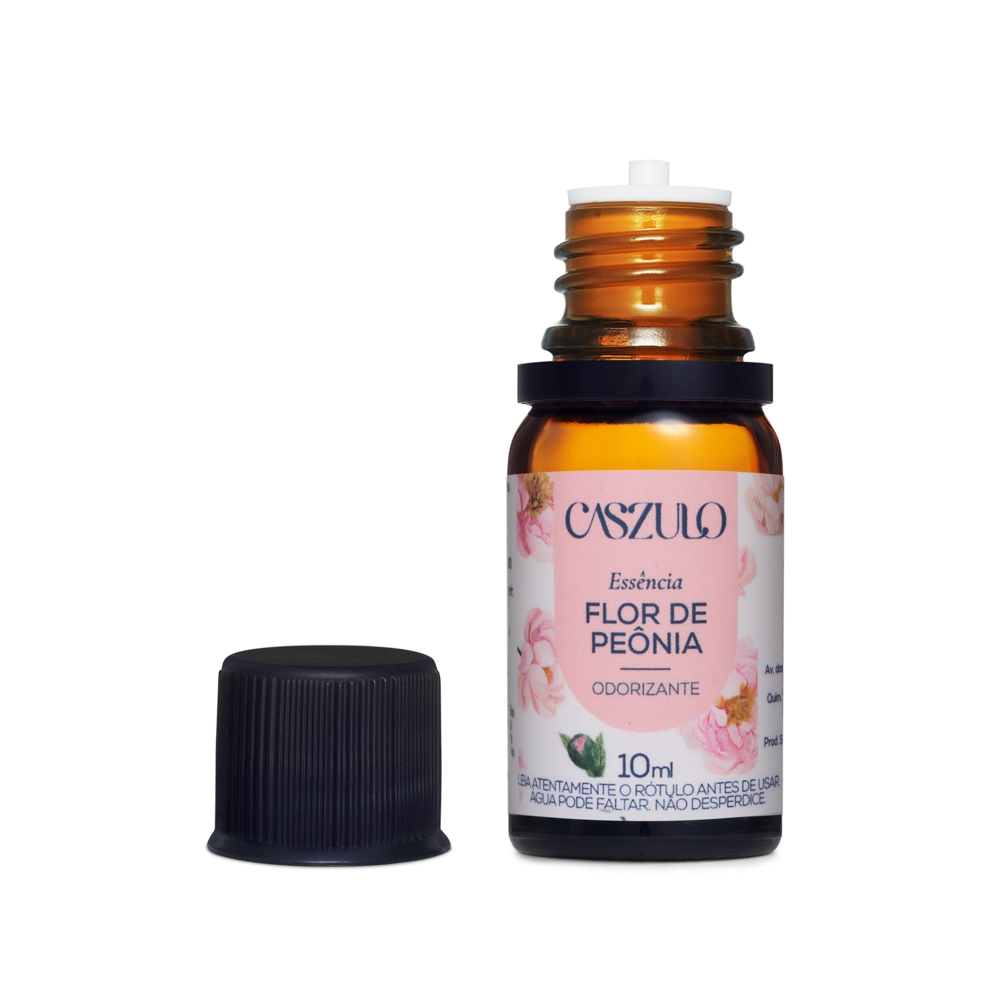 Essência Flor de Peônia Caszulo - 10ml Sem tampa